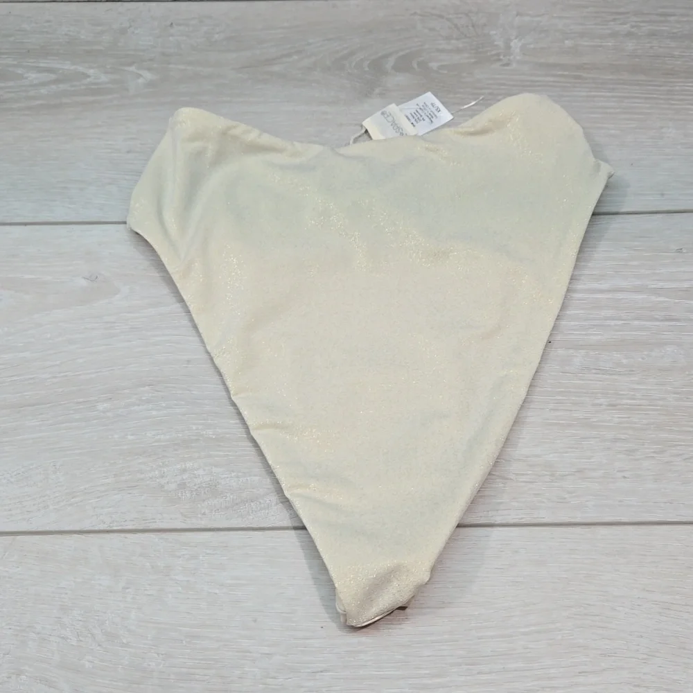 NWOT L Space Women Anthropologie Bitsy Cut Swim bottom Sz XS
